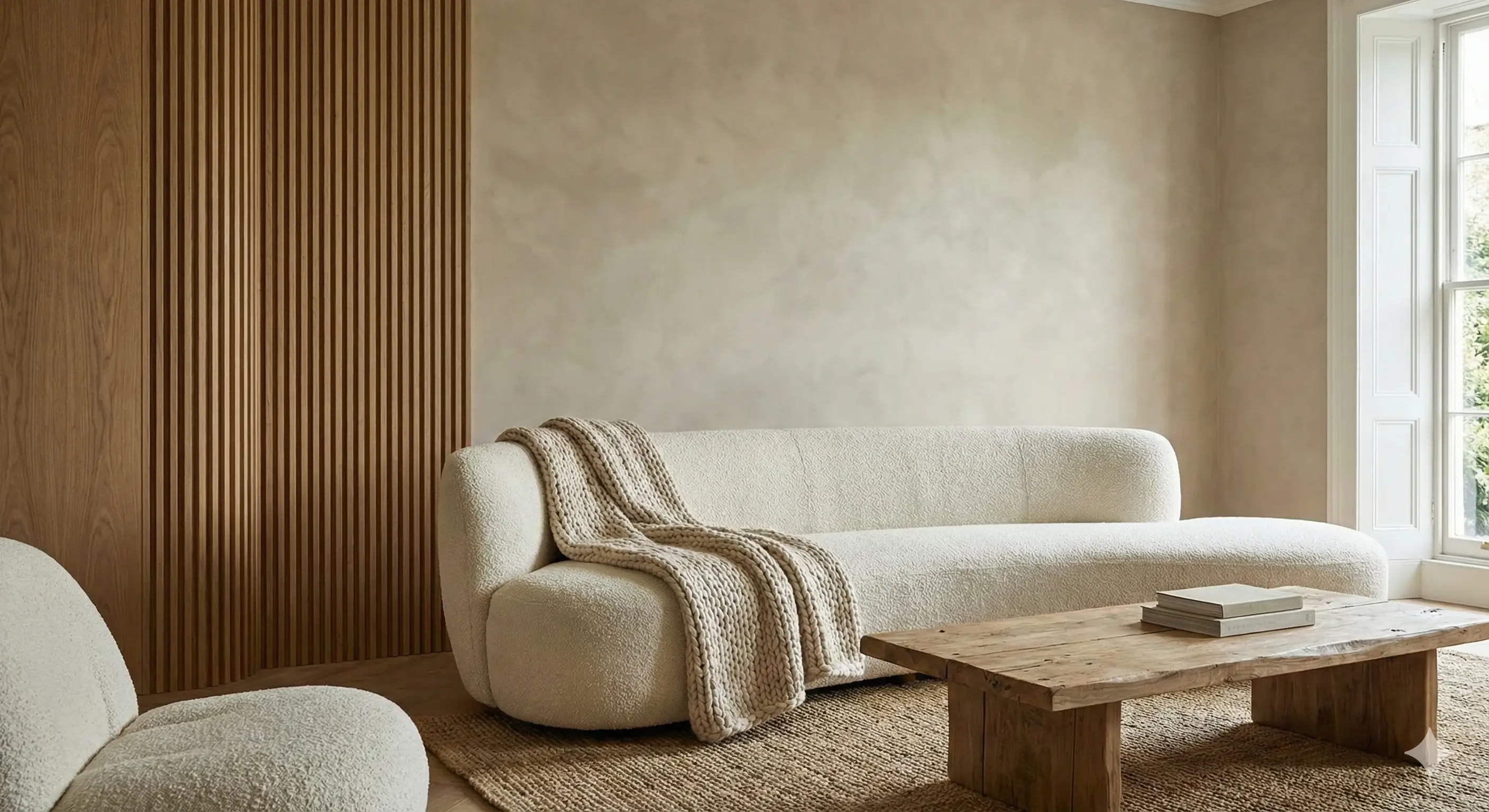 Textured Limewash Wall